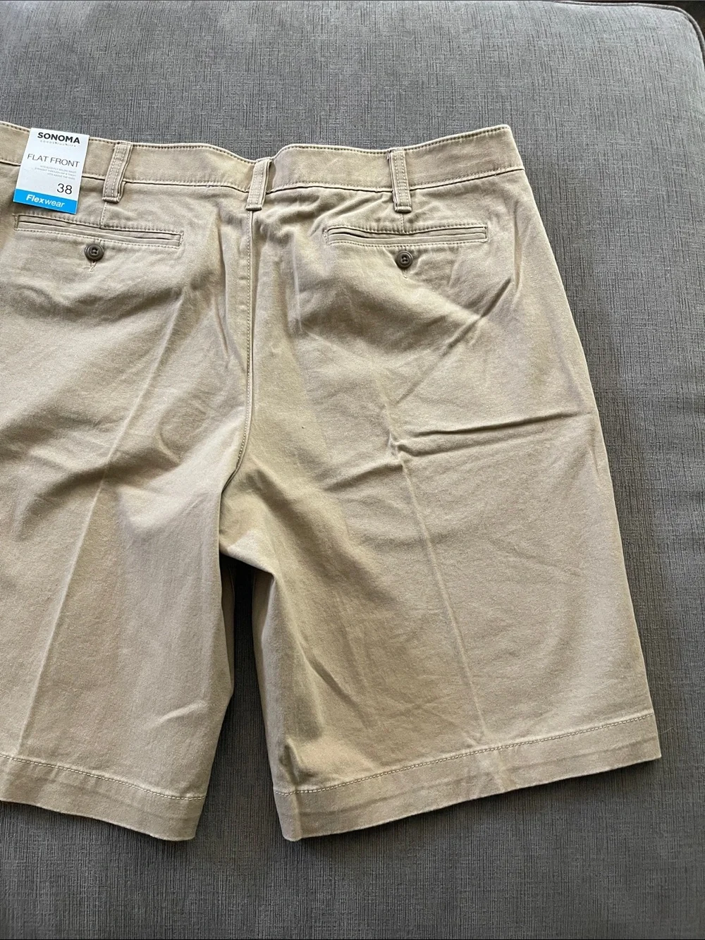Sonoma Flexwear Khaki Chino Shorts Men's Size 38
